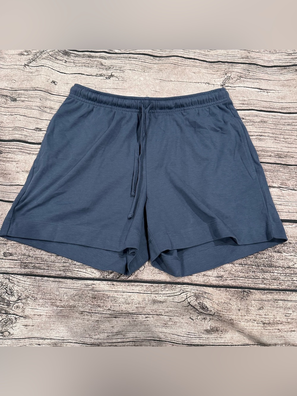 The Company Store Women's Blue Casual / Lounge Drawstring Shorts Size XS